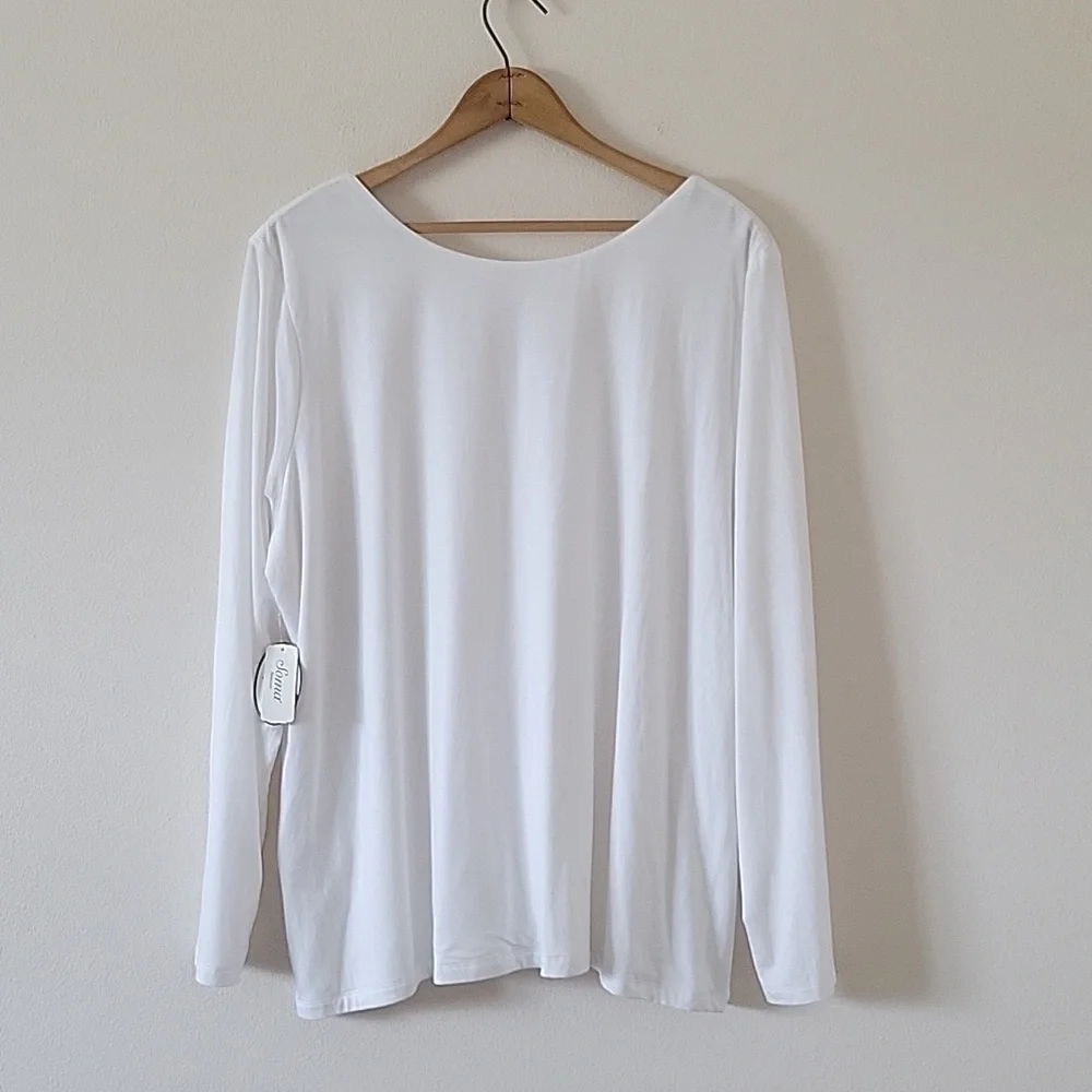 NWT Soma Essential Turnaround Long Sleeve Tee Size XXL